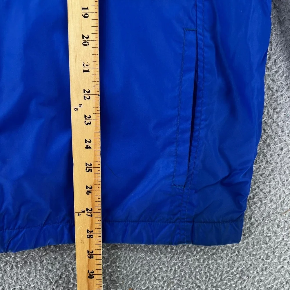 VTG Y2K Tommy Hilfiger‎ Fleece Lined Zip Up Jacket Men's Size Medium Blue READ